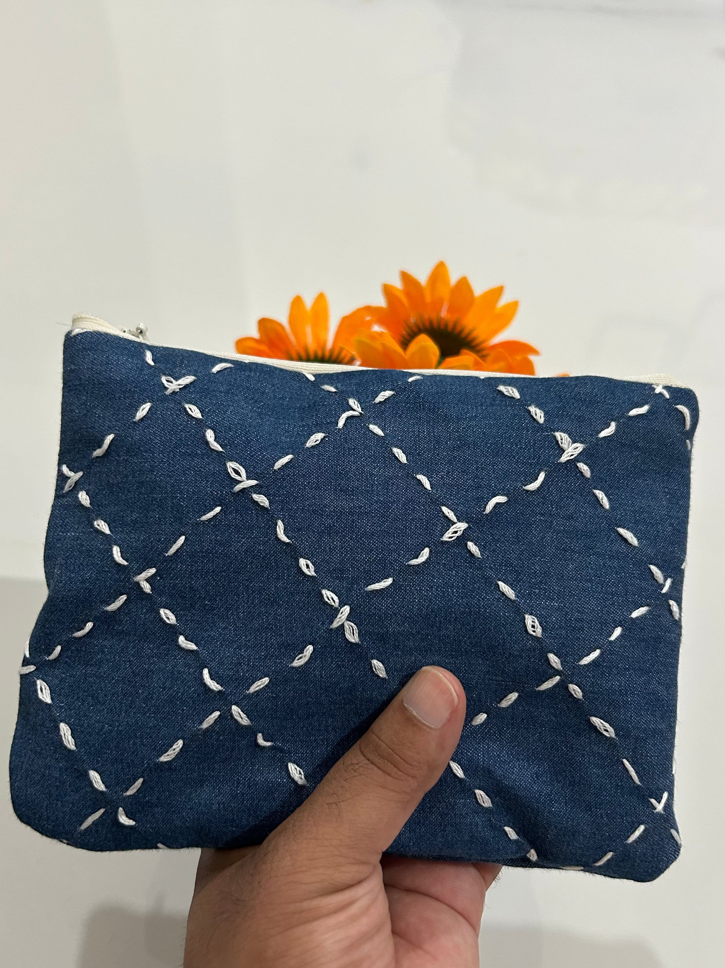 Handmade Denim Pouch