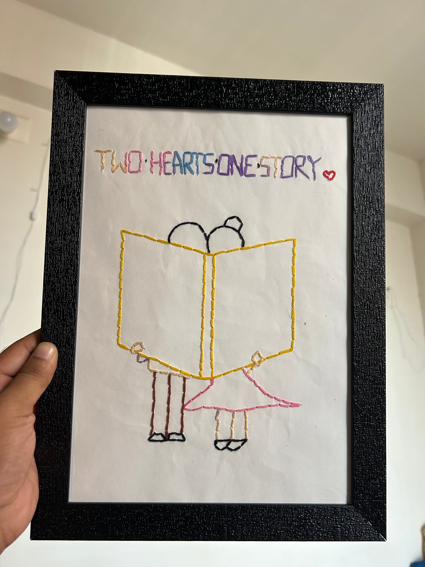 The Story Of Us - Embroidery Frame