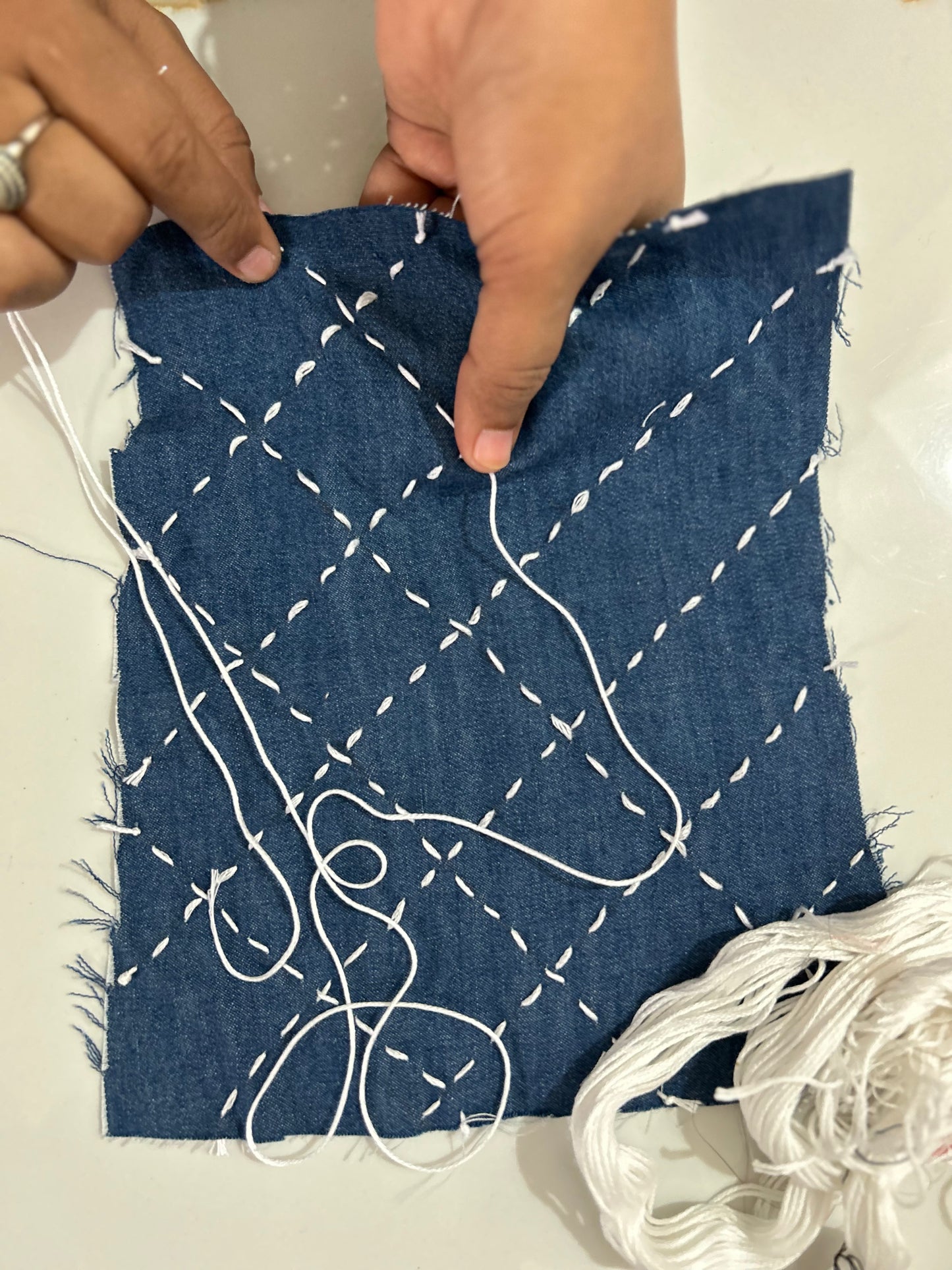 Handmade Denim Pouch