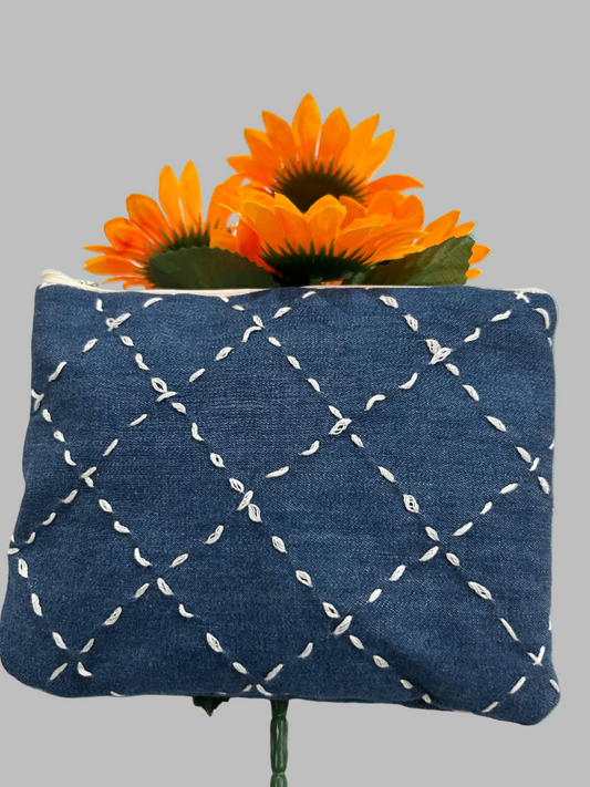 Handmade Denim Pouch
