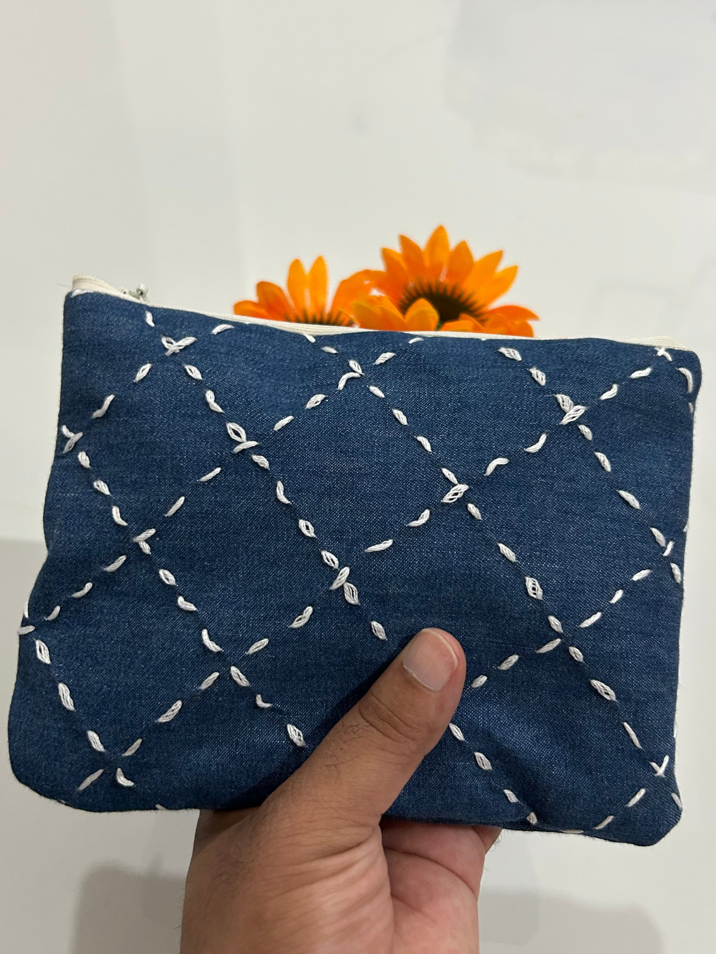Handmade Denim Pouch
