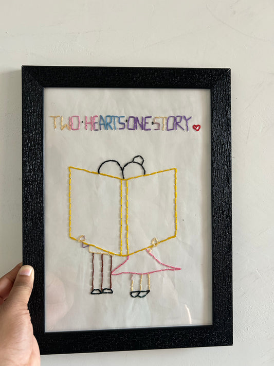 The Story Of Us - Embroidery Frame