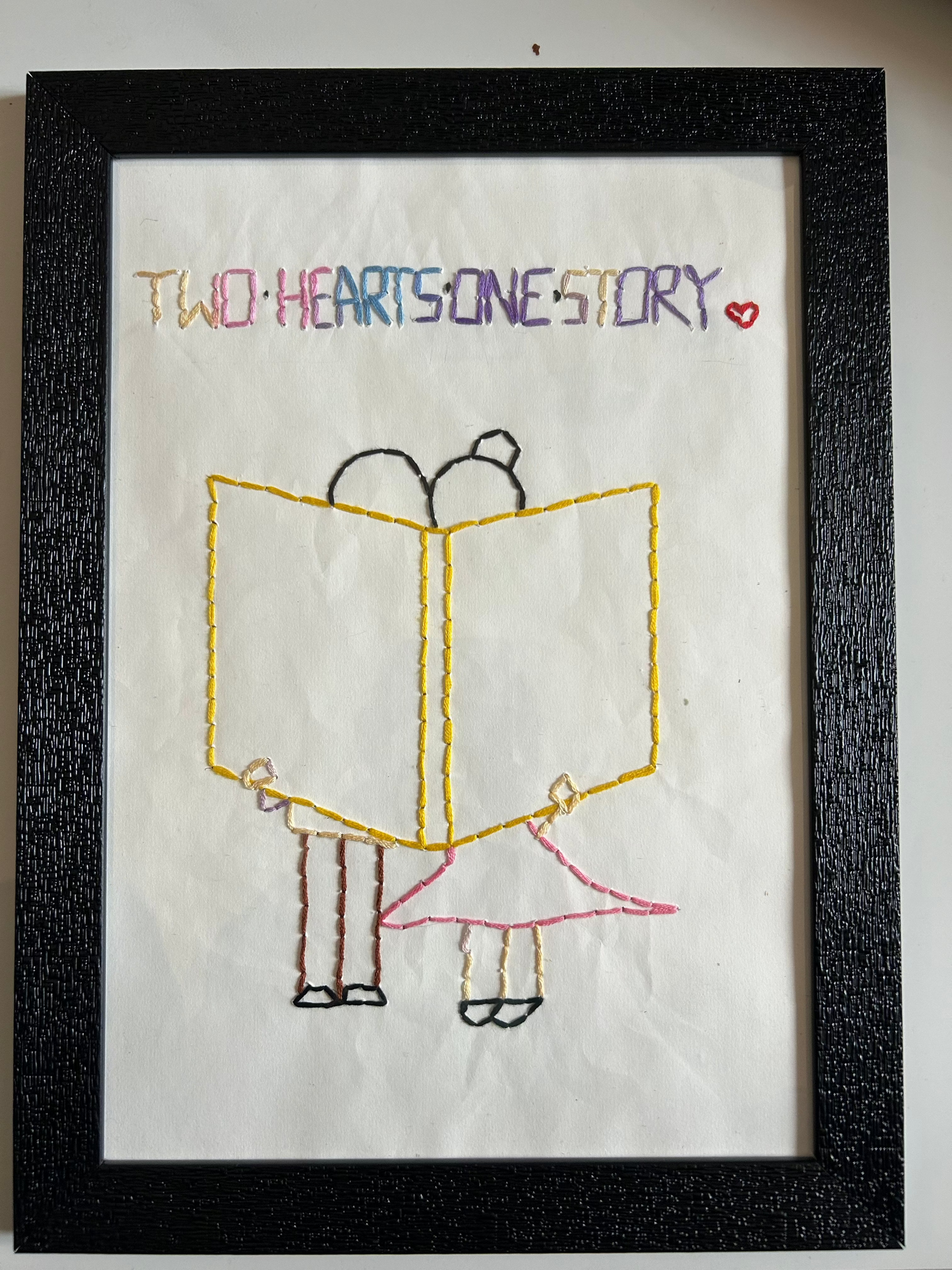 The Story Of Us - Embroidery Frame