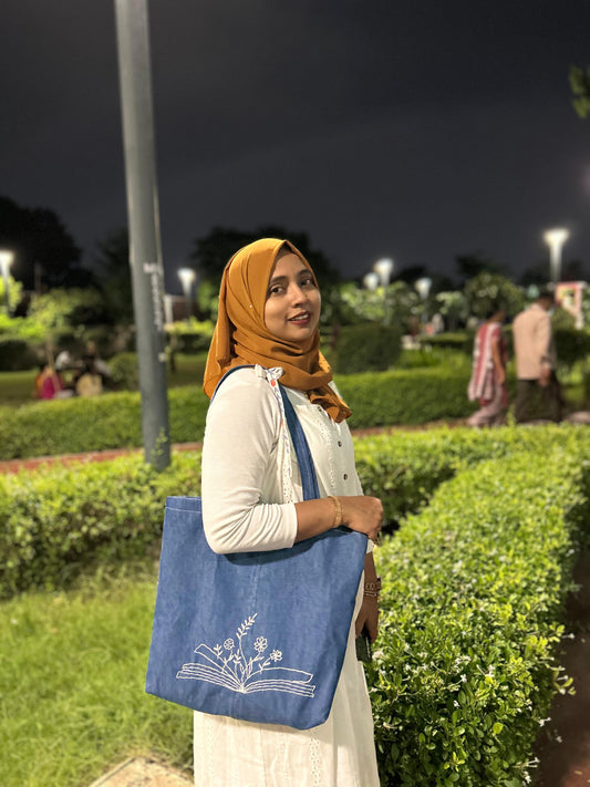 Handmade Denim Tote Bag